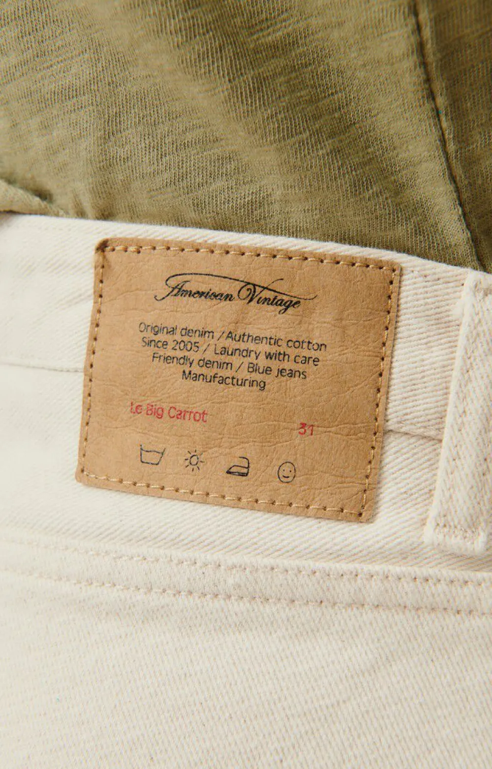 Jean Big Carrot Homme Snopdog*American Vintage Clearance