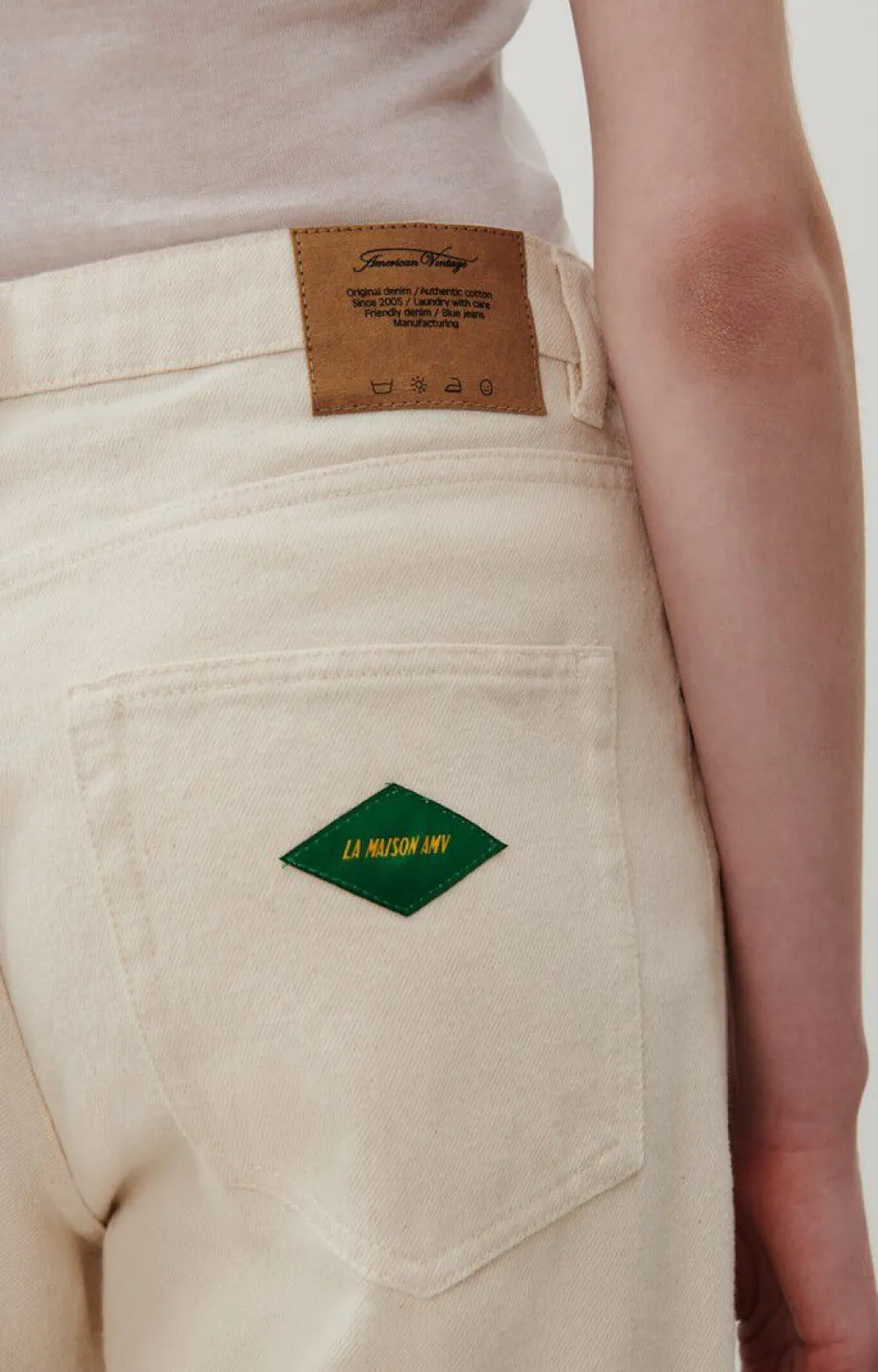 Jean Boyfriend Femme Spywood*American Vintage Shop