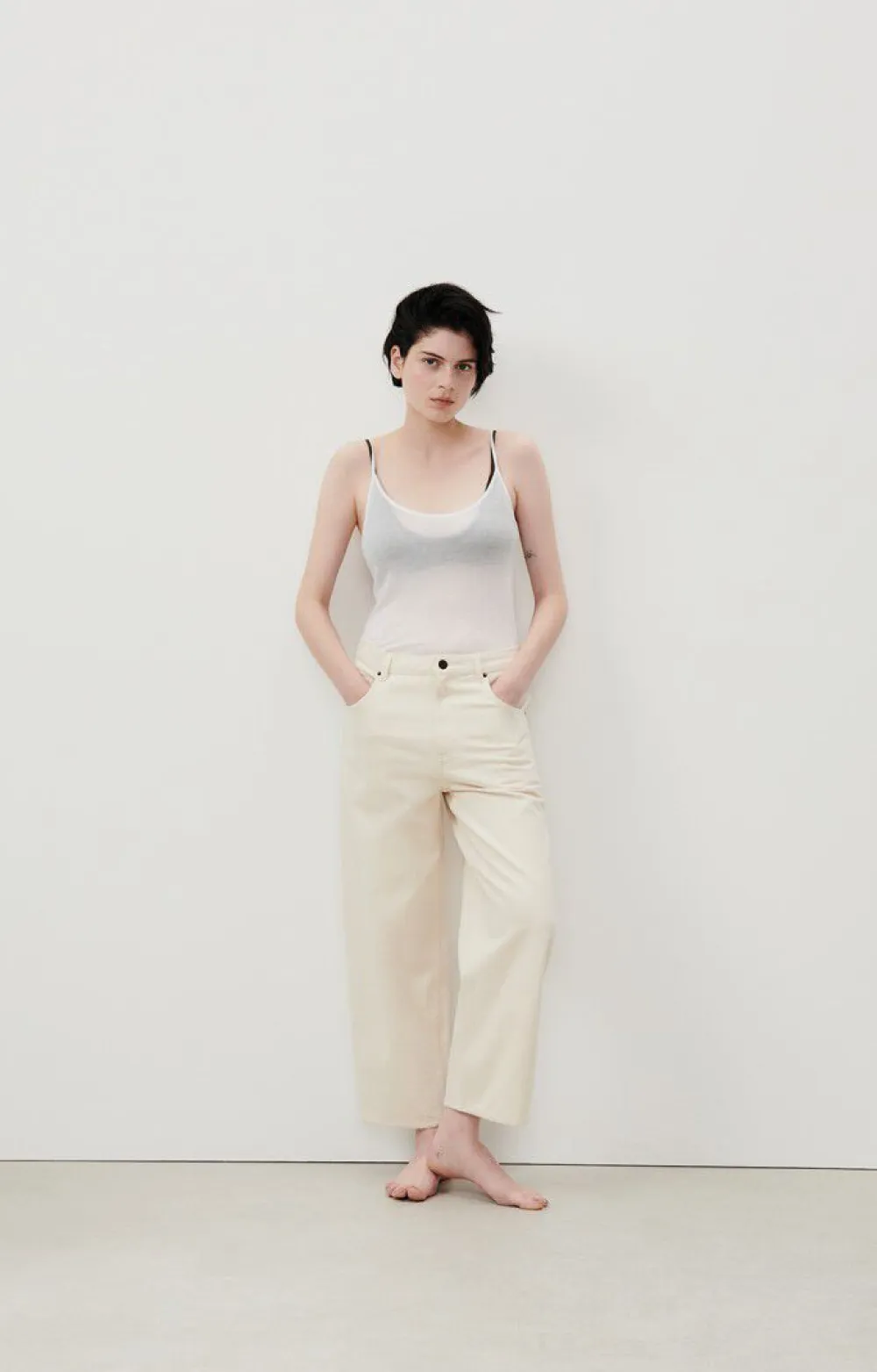 Jean Boyfriend Femme Spywood*American Vintage Shop