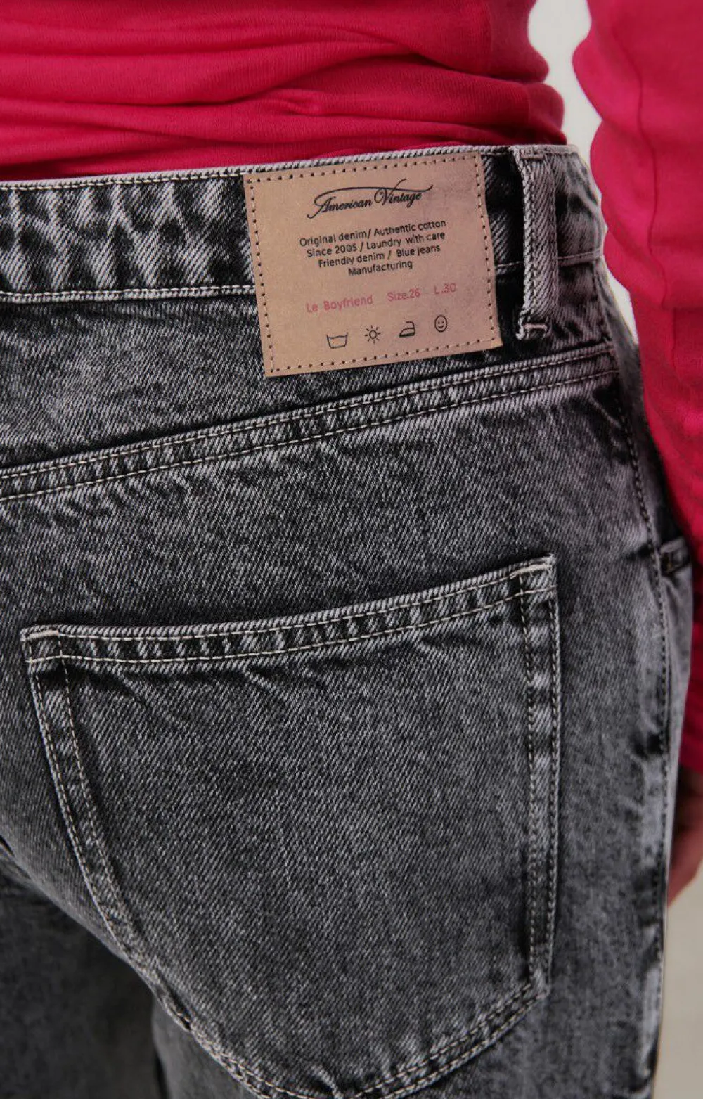 Jean Boyfriend Femme Yopday*American Vintage Store
