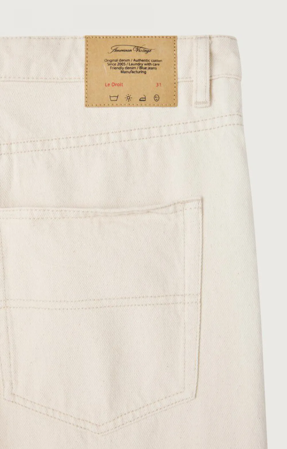 Jean Droit Cropped Homme Datcity*American Vintage Outlet
