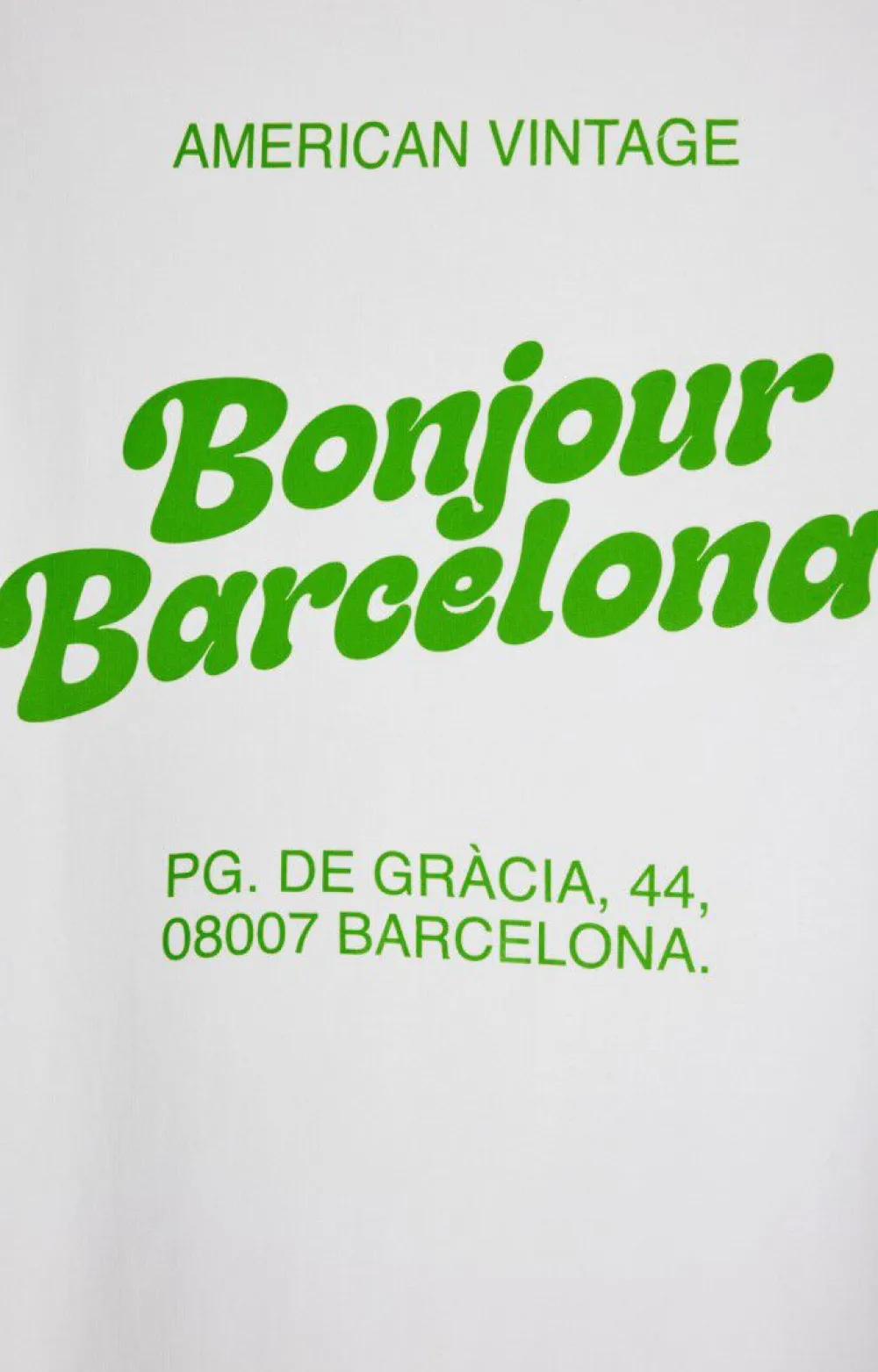 T-Shirt Mixte Barcelone*American Vintage Best