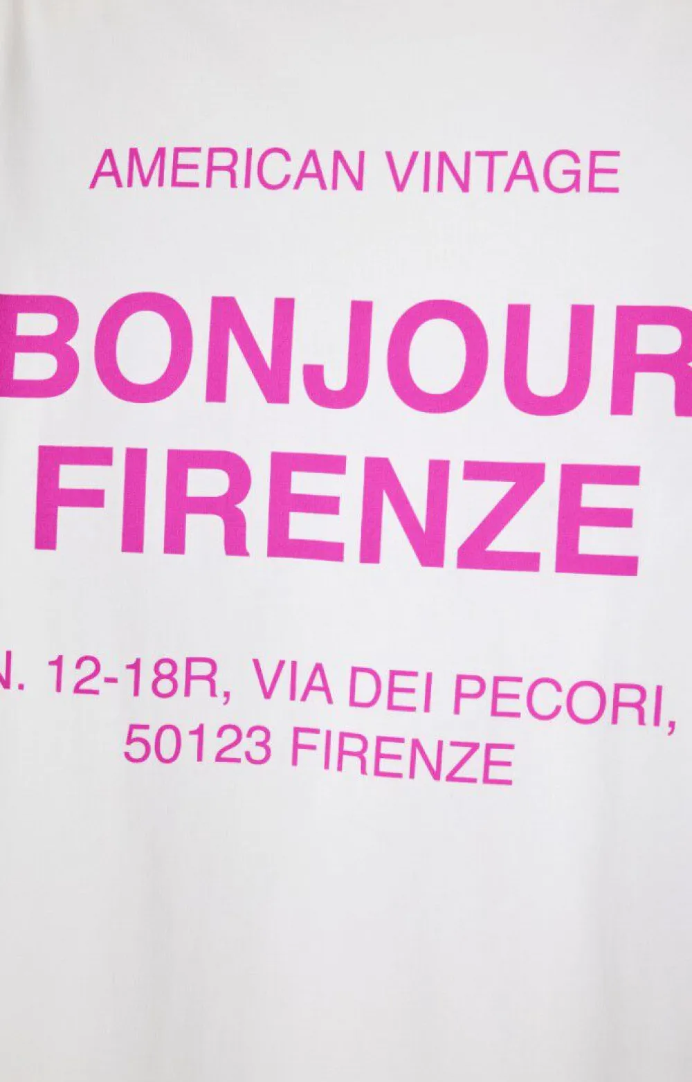 T-Shirt Mixte Firenze*American Vintage Best Sale