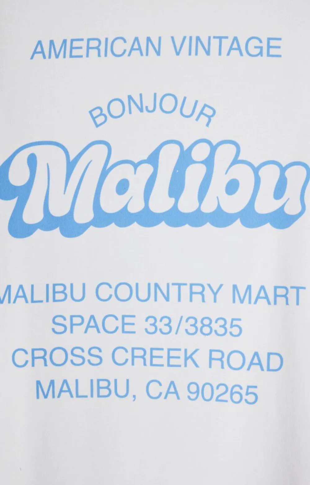T-Shirt Mixte Malibu*American Vintage Hot
